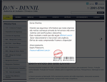 Tablet Screenshot of dinnil.com.br
